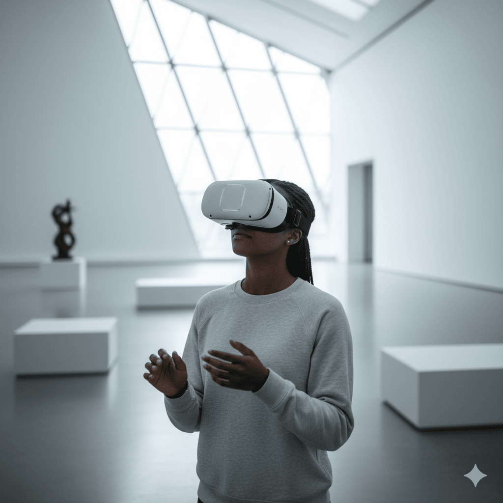 Kind erlebt Museum mit AR